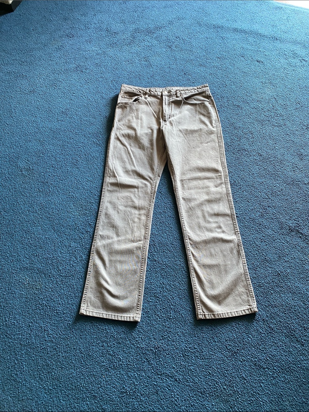 Magellan Outdoors Gray Straight-Leg Chinos 34” W x 34 “ L Work Wear